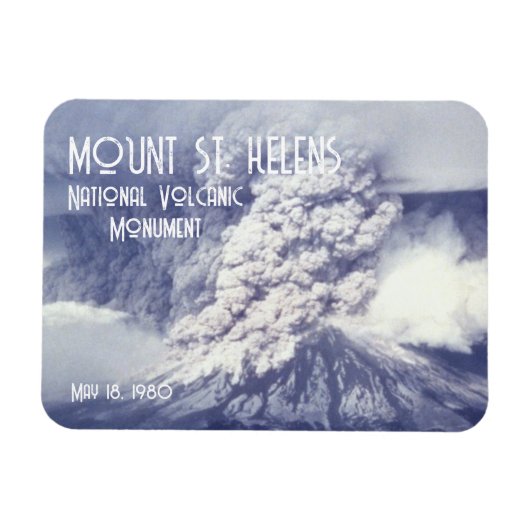 Magneet van de uitbarsting van de Mount St. Helens (Horizontaal)