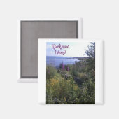 Magneet van het eiland Mackinaw (Voorkant / Achterkant)