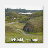 Magneet van het eiland Soumenlinna, Helsinki, Finl (Voorkant)