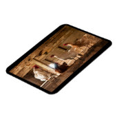 Magneet van Kippen in de Schuur (Linkerzijde)