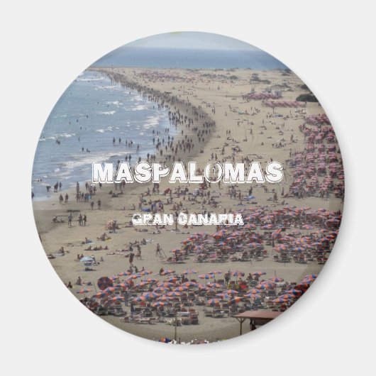 Magneet van Maspalomas Gran Canaria (Voorkant)
