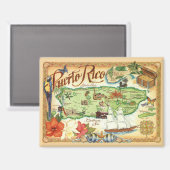  magneet van Puerto Rico (Voorkant / Achterkant)