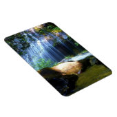 Magneet van surrealistische waterval in het bos. (Rechterzijde)