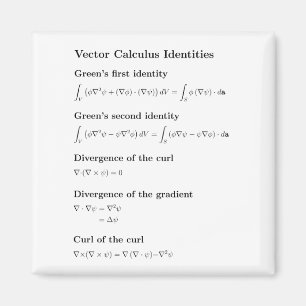 Magneet: vectorcalculus identiteiten magneet