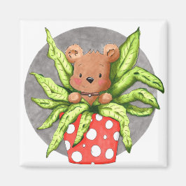 Magneet vierkant, studio de vrolijke tekening