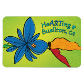 Magneet - Violet(te) en een Butterfly - Buellton.A (Horizontaal)