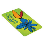 Magneet - Violet(te) en een Butterfly - Buellton.A (Rechterzijde)