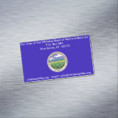 Magneet, Visitekaartje grootte Magnetisch Visitekaartje (Voorbeeld)