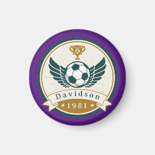 Magneet - Voetbal Football - Gepersonaliseerd - Na