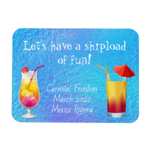 Magneet voor cruise deurkamer drankjes cocktails