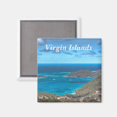 Magneet voor de Baai van de Maagdeneilanden (Voorkant / Achterkant)