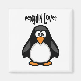 Magneet voor de koelkast voor pinguïnliefhebbers