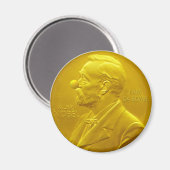 magneet voor de nobelprijs voor de vrede (Voorkant / Achterkant)