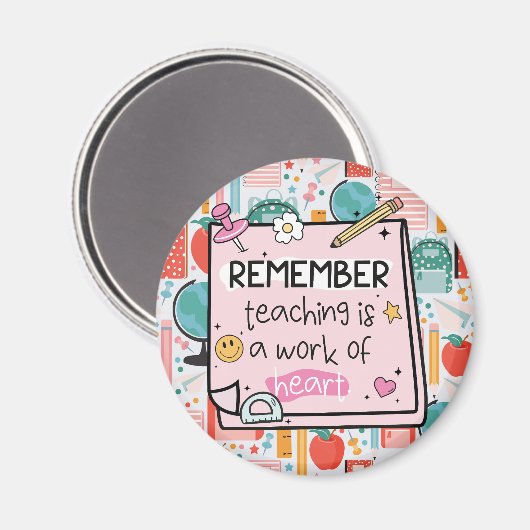 Magneet voor een leraar (Voorkant / Achterkant)