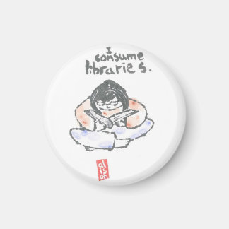 Magneet voor "Ik gebruik bibliotheken"