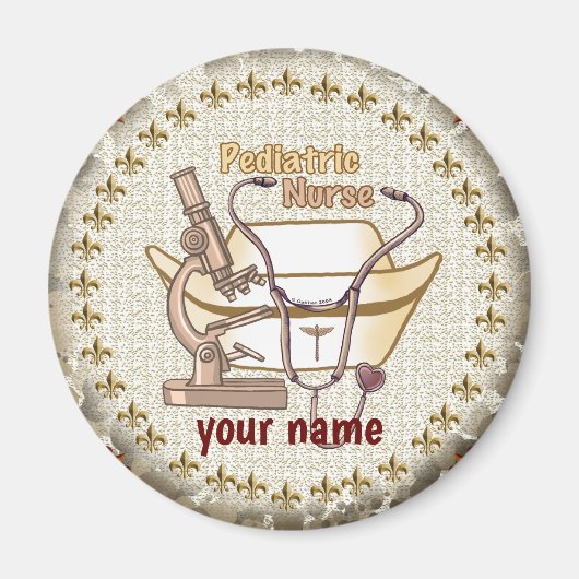 magneet voor kinderverpleegkundigen (Voorkant)