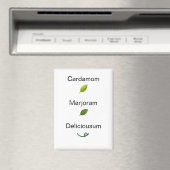 Magneet voor koelkast met kardemom marjolein (Insitu (Vaatwasser))