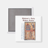 Magneet voor Moravische conferentie (Voorkant / Achterkant)