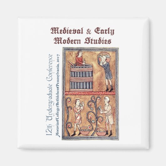 Magneet voor Moravische conferentie (Voorkant)