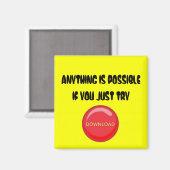 magneet voor motivatie Gezegde (Voorkant / Achterkant)