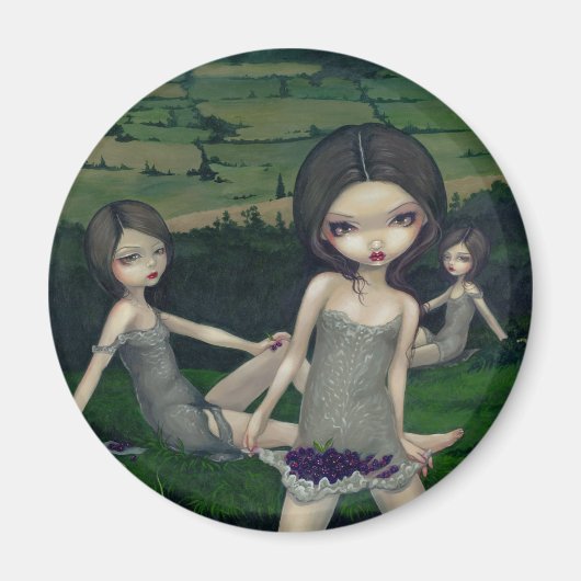 Magneet voor "Nymphs Collecting Berries" (Voorkant)