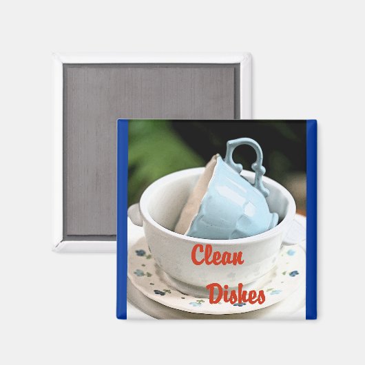 Magneet voor schone vaat (Voorkant / Achterkant)