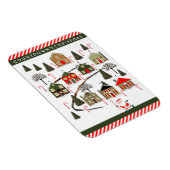 Magneet voor veldhockey Kerstmis Countdown (Rechterzijde)