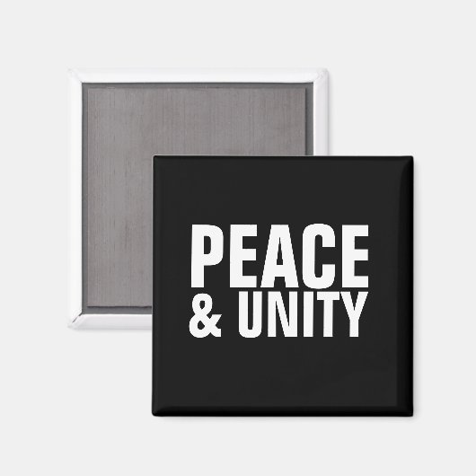 Magneet voor VREDE & EENDRACHT (Voorkant / Achterkant)