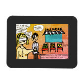 Magneet Vrouwe Justitia doet geen boodschappen (Horizontaal)