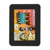 Magneet Vrouwe Justitia doet geen boodschappen (Verticaal)