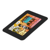 Magneet Vrouwe Justitia doet geen boodschappen (Linkerzijde)