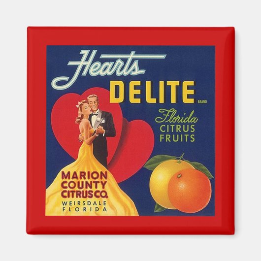MAGNEET ~ WALTZ ~ HARTEN DELITE FLORIDA CITRUS (Voorkant)