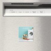 Magneet, Wasruimte Met Kat Magneet (Insitu (Vaatwasser))