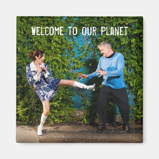 Magneet - Welkom op onze planeet (Voorkant)