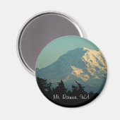 Magneet: Winter Mt. Rainier Magneet (Voorkant / Achterkant)