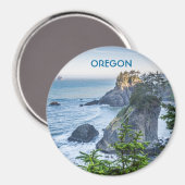 Magneet: Zeeen stapels en iris (rond) Magneet (Voorkant / Achterkant)