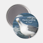Magneet: Ziende Meeuw Magneet (Voorkant / Achterkant)