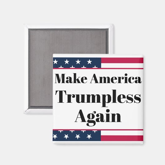 Magneet zonder Trump (Voorkant / Achterkant)