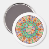 Magneet, zuidwestelijke inheemse Amerikaanse manda Magneet (Voorkant / Achterkant)