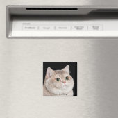 Magneet Zware Ademhaling Cat Meme (Insitu (Vaatwasser))