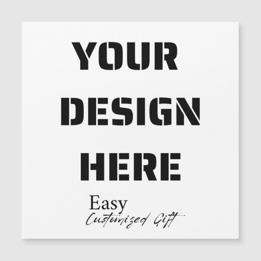 Magneetkaart 5,25" vierkant (Voorkant)