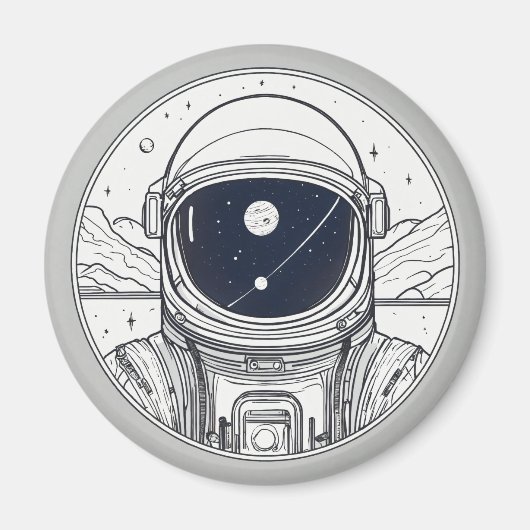 Magneetknoop met ruimteontwerp magneet (Voorkant)