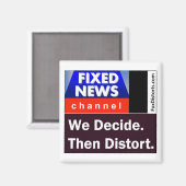 magneetvierkant magneet (Voorkant / Achterkant)