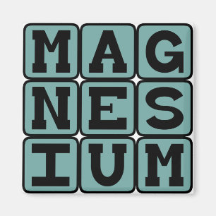 Magnesium, Chemisch Element Magneet