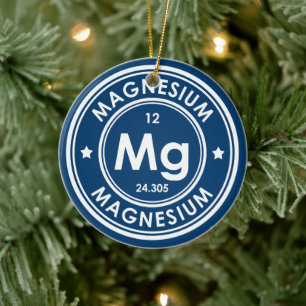 Magnesium Element Blue keramisch sieraad Keramisch Ornament