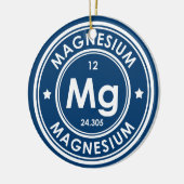 Magnesium Element Blue keramisch sieraad Keramisch Ornament (Links)