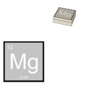 Magnesium (Mg) Element Stamp Pad Rubberstempel (Gestempeld)
