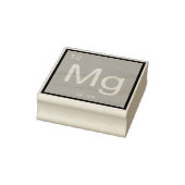 Magnesium (Mg) Element Stamp Pad Rubberstempel (Stempel)