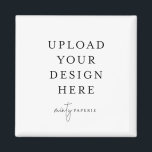 Magnet 2-inch vierkant<br><div class="desc">Pas uw ontwerp volledig aan. Nadat u klaar bent met het bewerken, downloadt u uw bestand in een JPG-indeling (vergeet niet de afloopoptie aan te zetten). Upload uw ontwerp hier door op de blauwe "Personalize"knoop te klikken.</div>