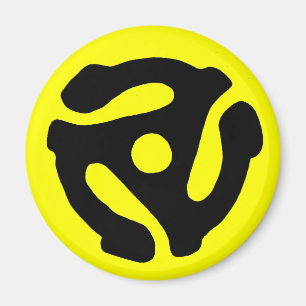 Magnet 45-rpm Record invoegen